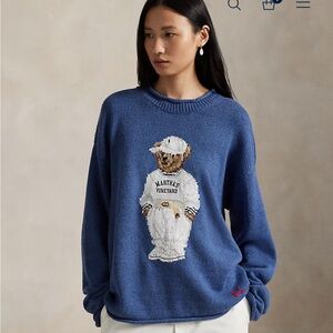 Ralph Lauren Oaks Bluff Bear Sweater